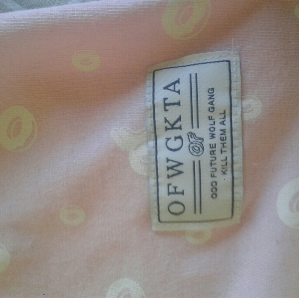 Odd Future All Over Donut Pink & White T-shirt